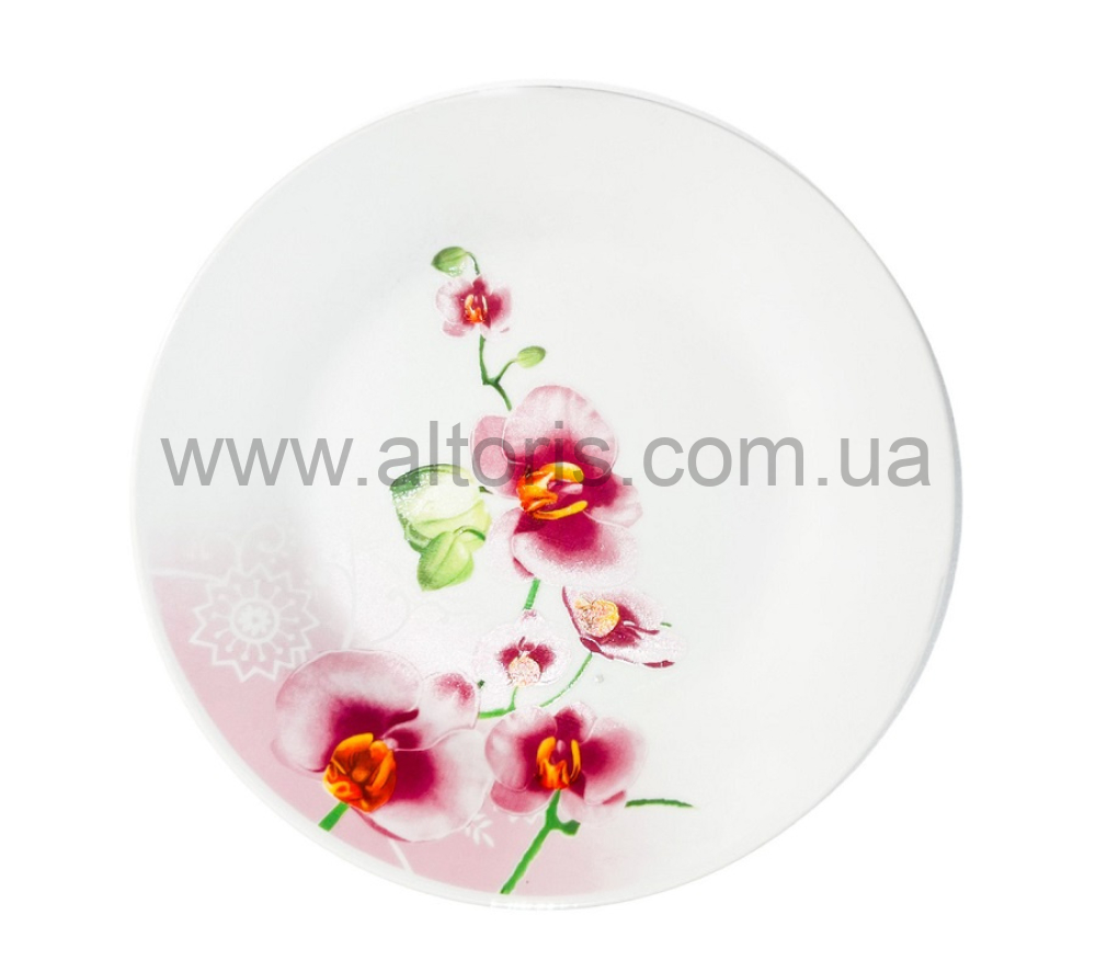 тарелка мелкая керамика S&T - №7 Орхидея 3020-03