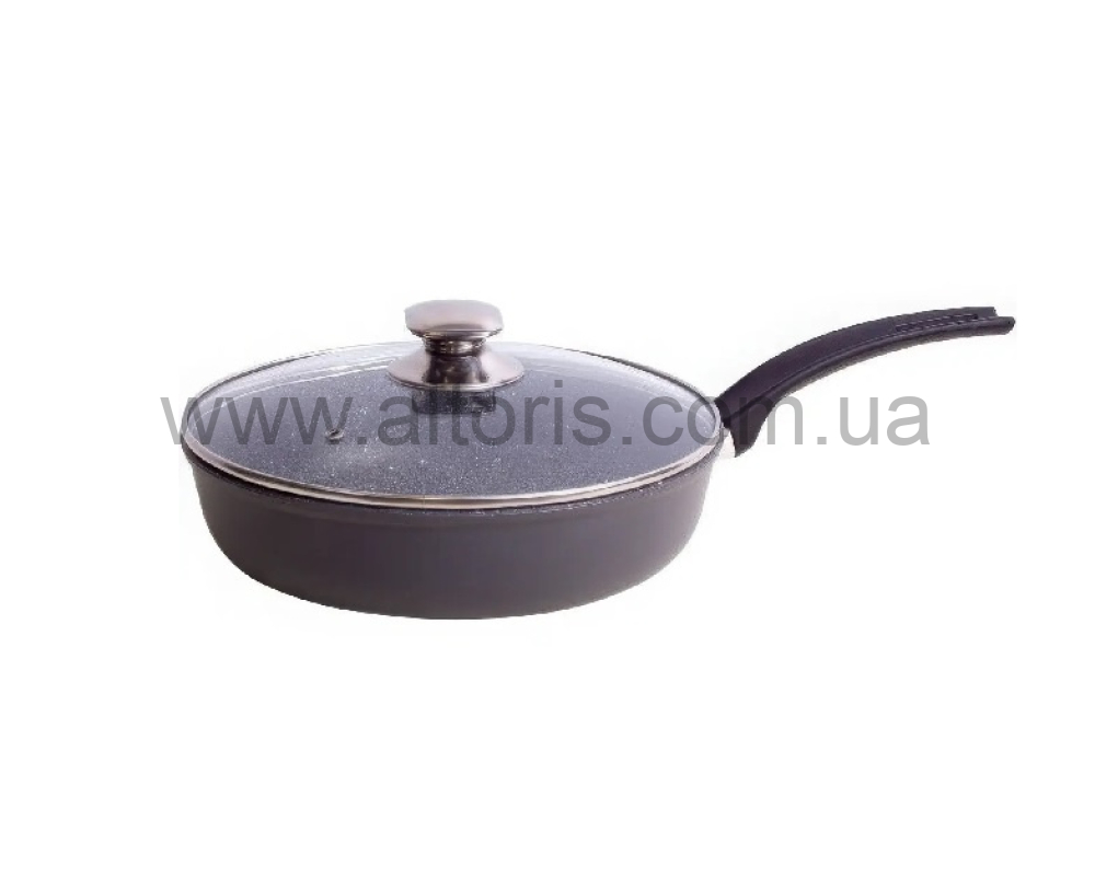 сковорода алюминиевая Талко - Д-240 с ручкой и кр. с а\п покрыт.