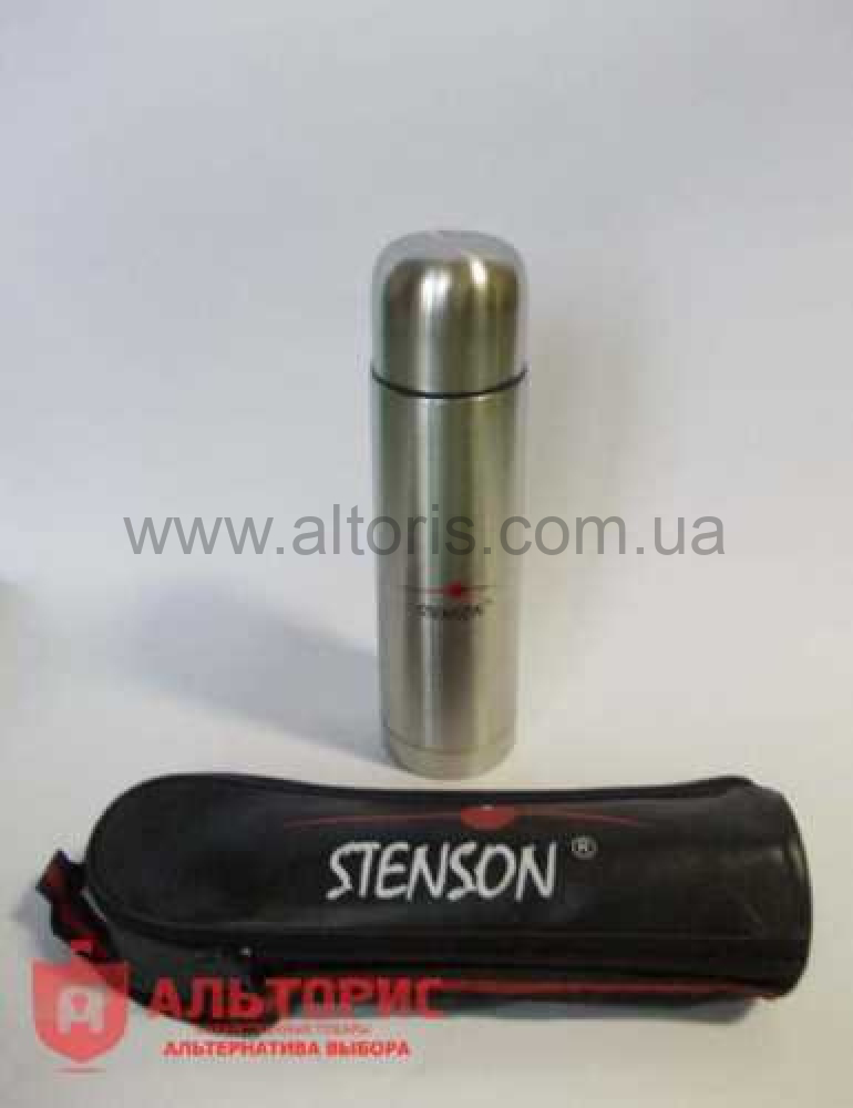 термос металлический STENSON - 0,5л МТ-0179, с чехлом