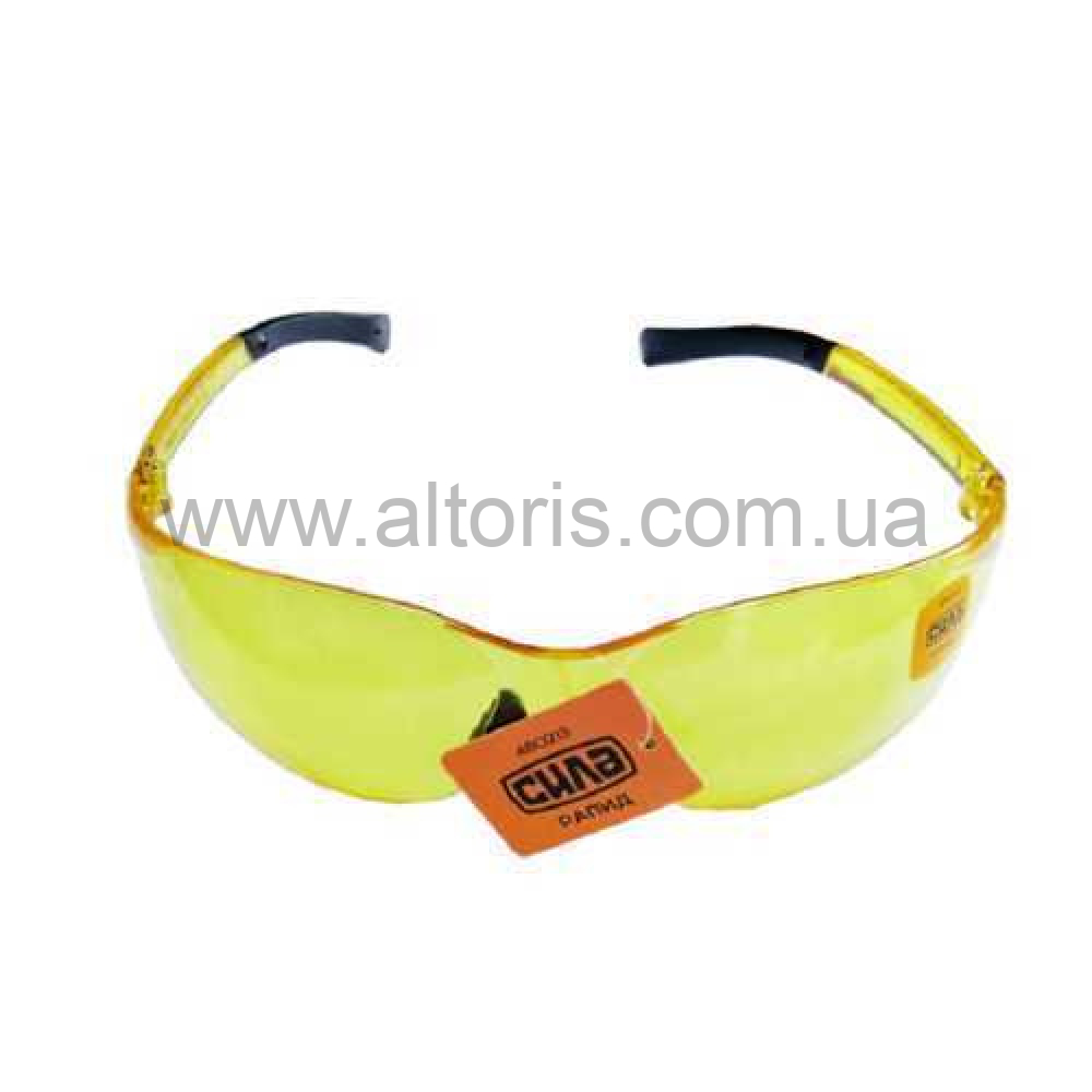 очки защитные СИЛА - янтарные "РАПИД"