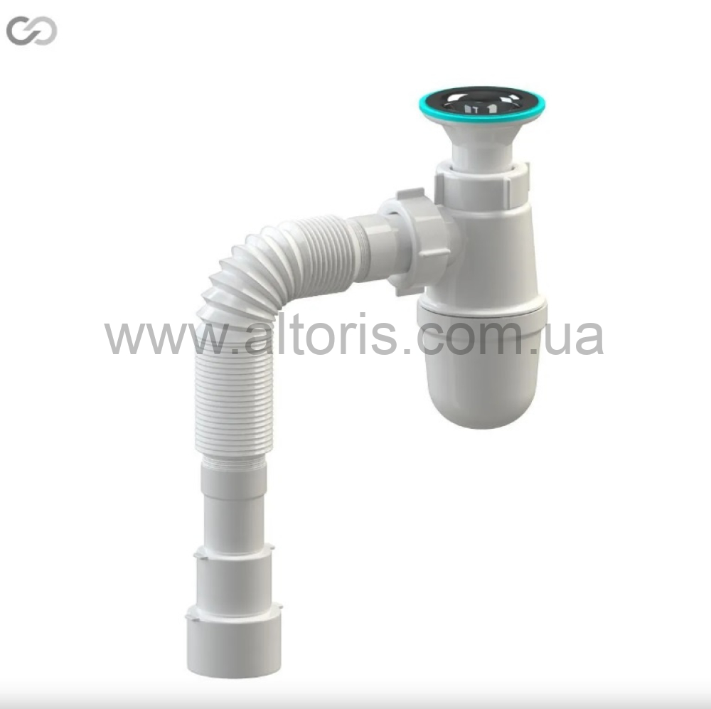 сифон для умыв. SP - 40*50 L=800 "Тюльпан" ТО116