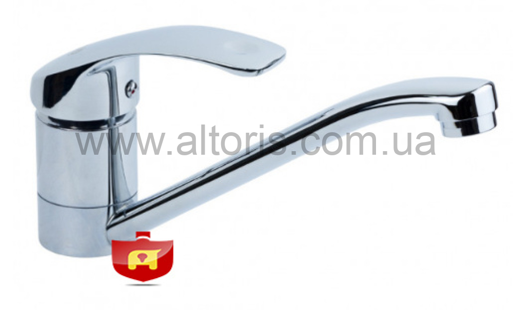 смесит.для кухни Tau - прямой 250мм на гайке SL Ø40 арт.SL-1B243C