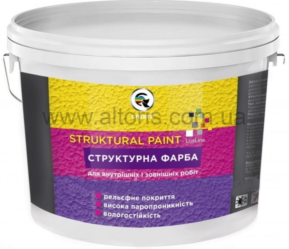 краска структурная универсальная  LuxLine - 14 кг