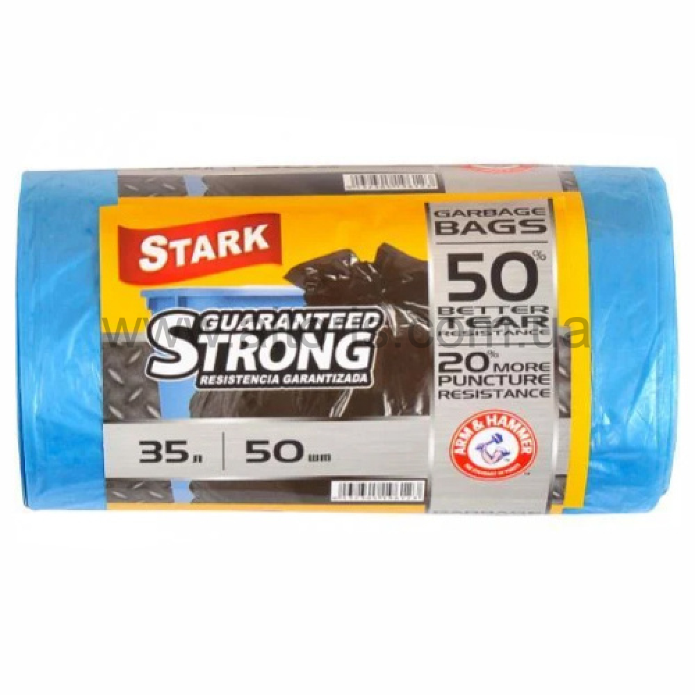 пакеты для мусора STARK - 35л*50шт прочные синие