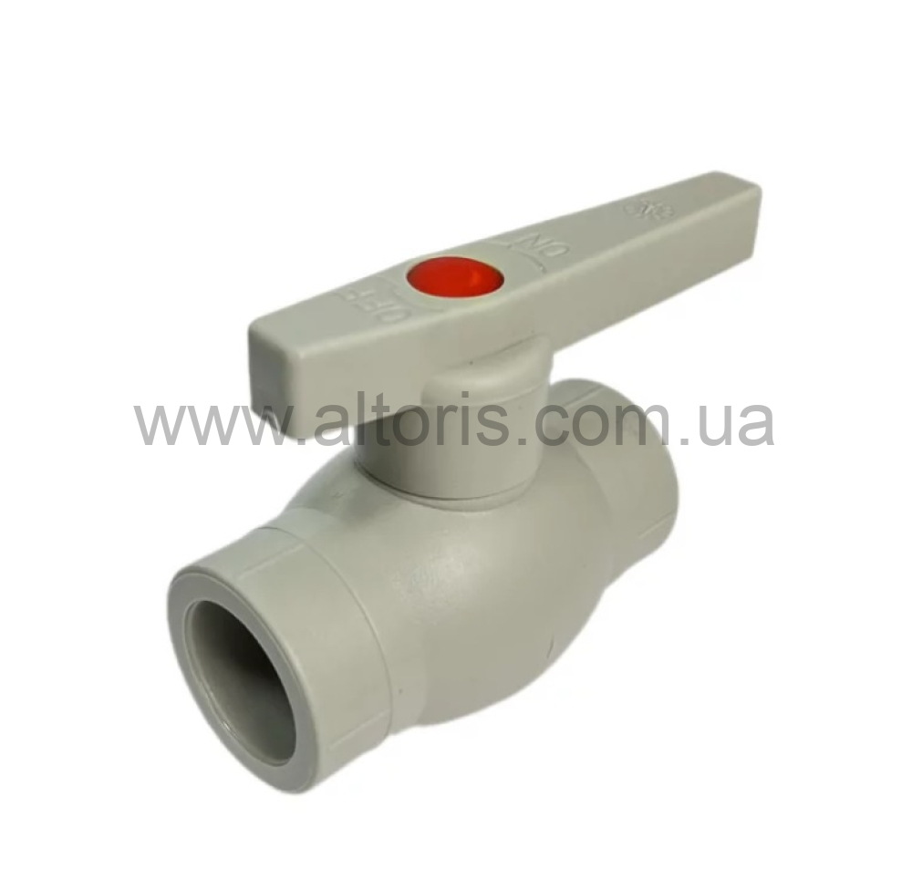 Кран шаровой PP-R, STR - 25 standart железный шар SANTAN Profi