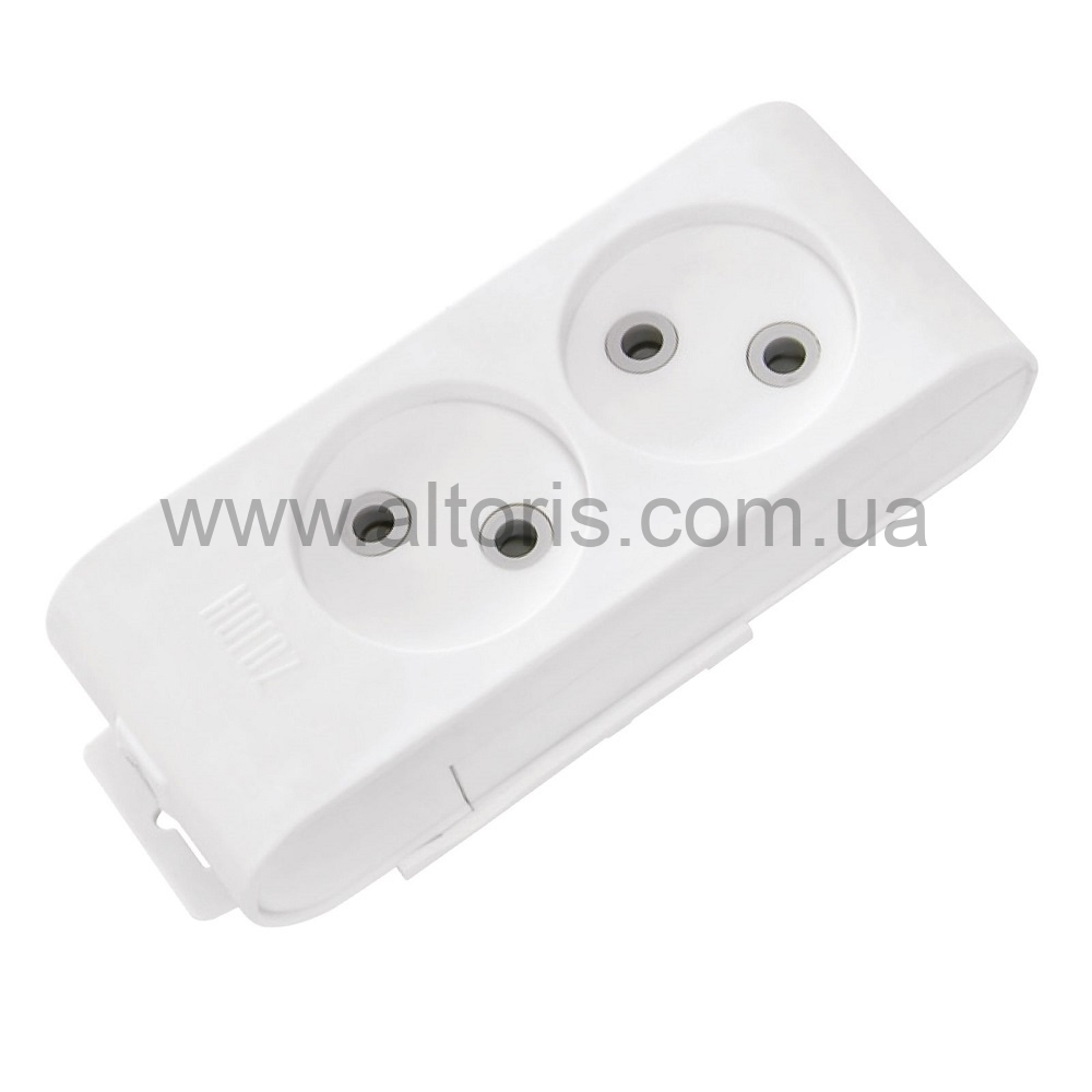 колодка HOROZ - 2 гнезда ДЕКО TEB