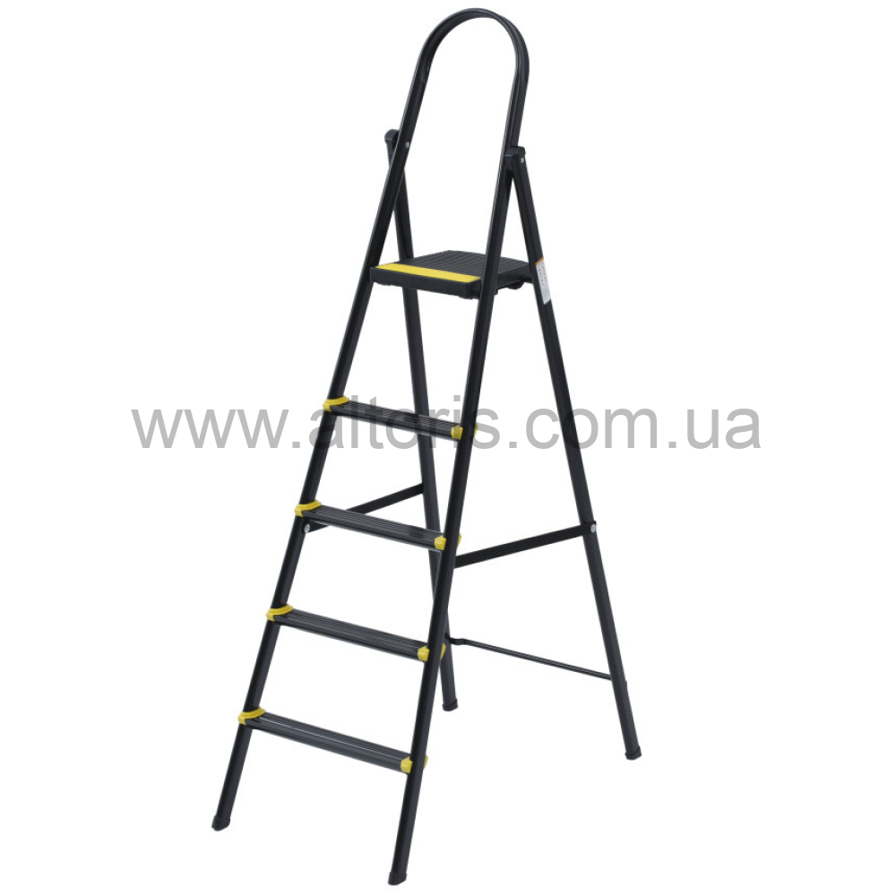 стремянка Alex Valex - 5 ступенек, усиленная металлическая 150кг