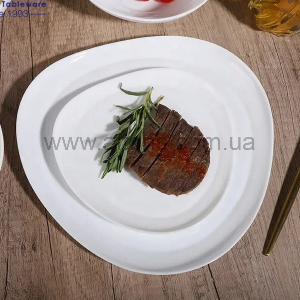 тарелка мелкая стеклокерамика Vinnarc - №10 Heart  LXXP100