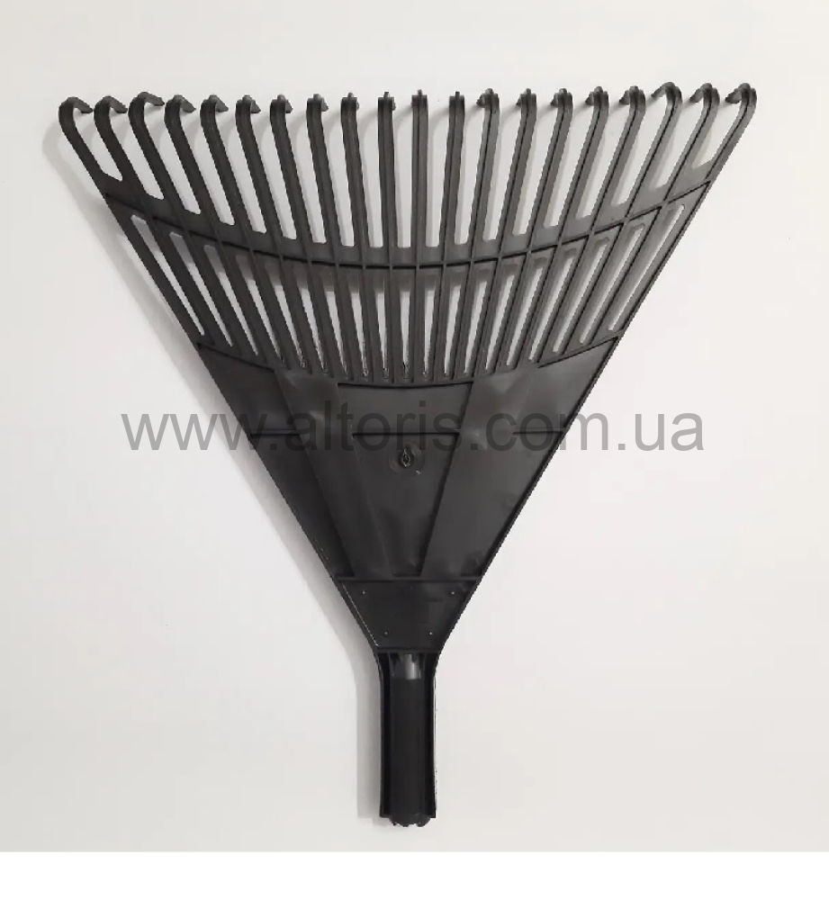 грабли  пластмас АВС - веерные серые 20 зубов