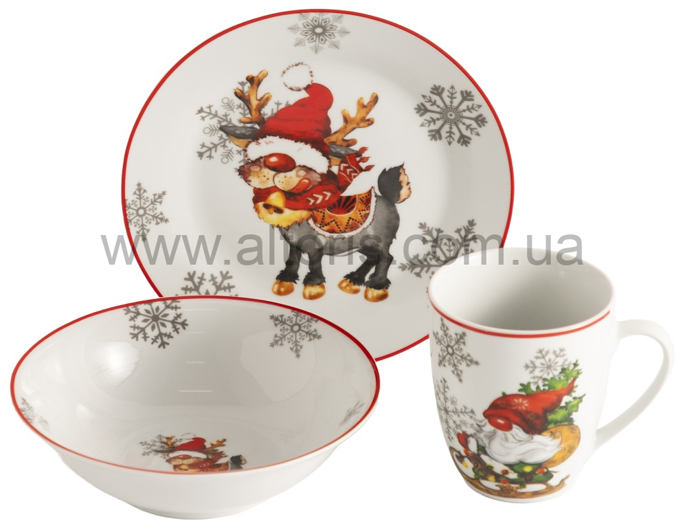 набор детский керамика LIMITED EDITION - 3 пр.в уп NY FAWN TRSC-HD5022-BT01