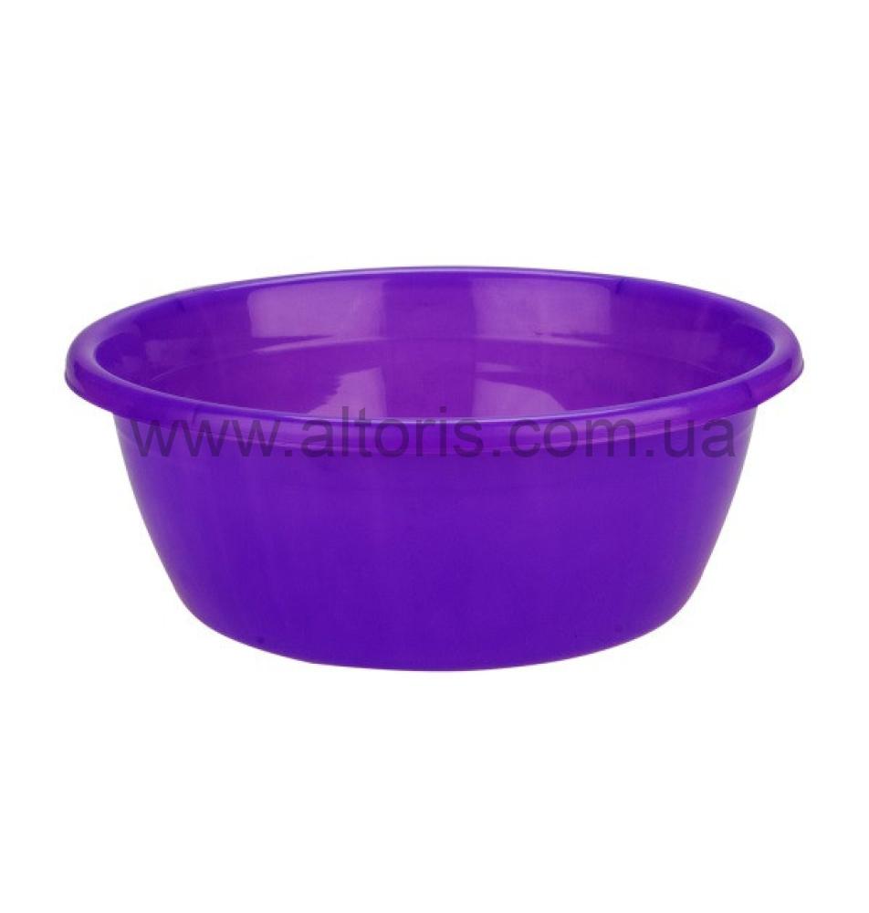 миска пластмассовая R-Plastic - 10 л Фиолетовая