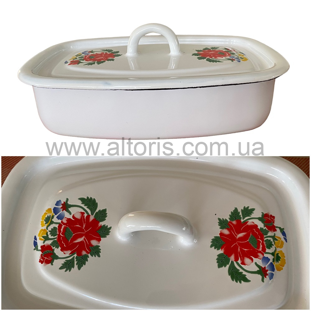 лоток эмаль НМ 1л/2, 25071/2 - Маки