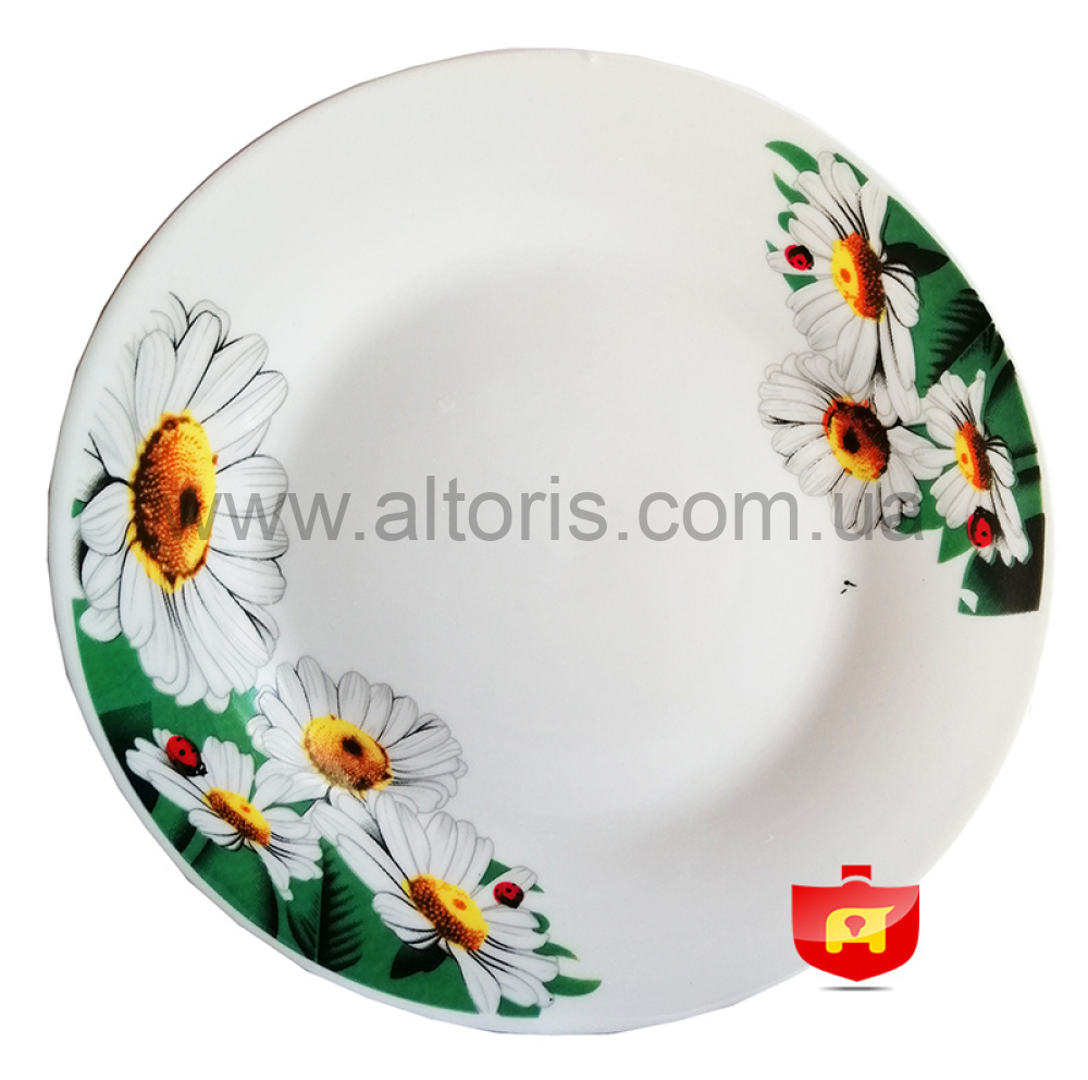 тарелка мелкая керамика Interos - №7 Юлиана д=175мм (8881)