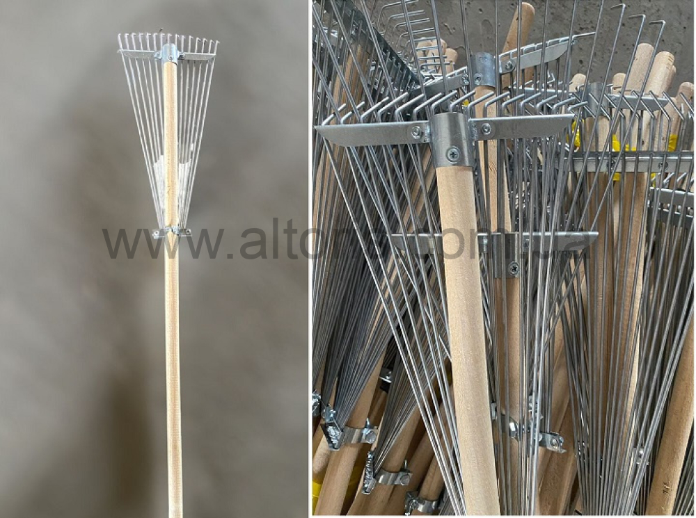 грабли веерные /Ч/ - рег.с дерев.черенком