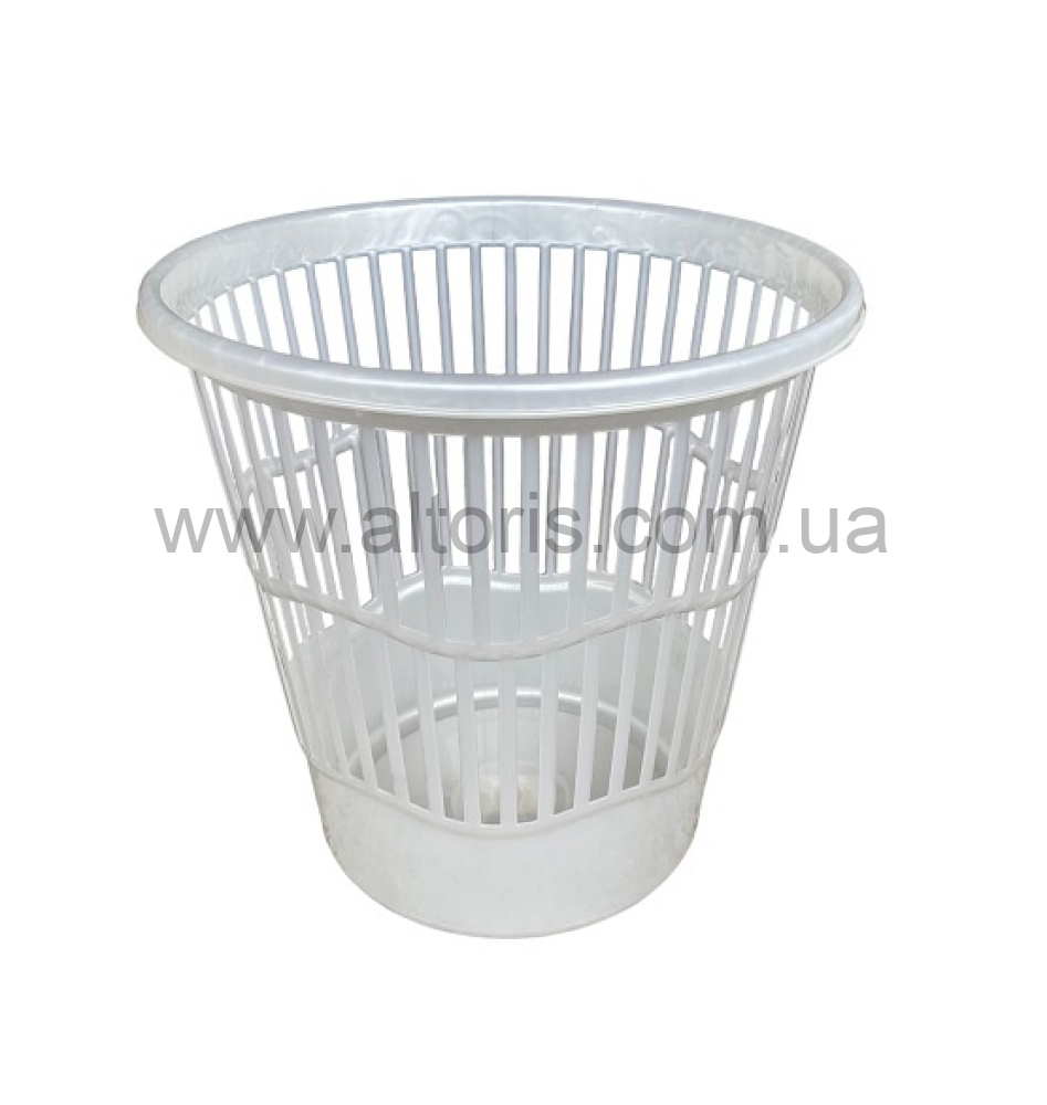корзина для мусора Ал-Пластик - белый