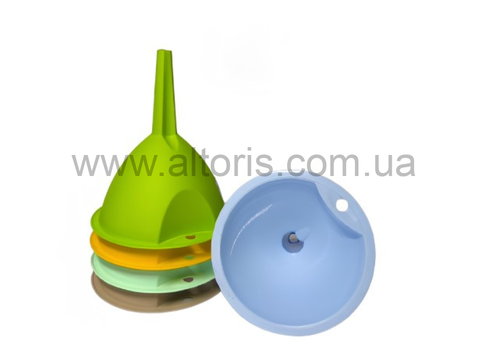 лейка воронка пластмассова Полимерагро - с жолобком