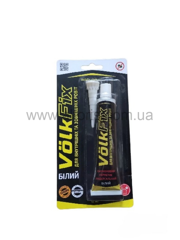 герметик VolkFix - 50 мл универсальный белый