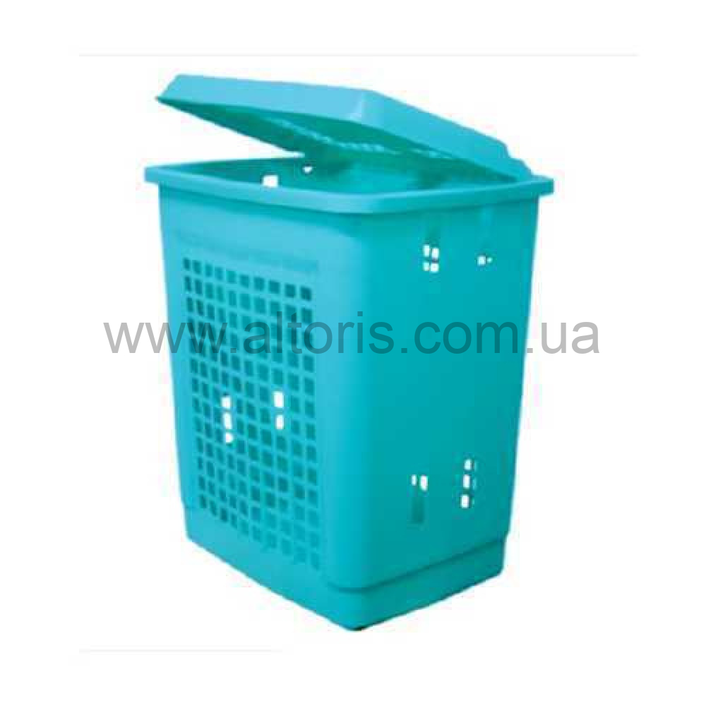 корзина для белья Консенсус - 55л, голубой