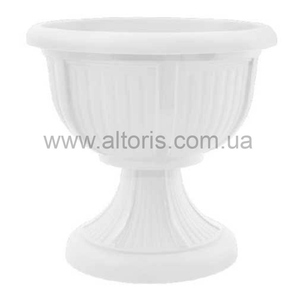 горшок для цветов "Леон" с подст./Алеана/ - Д=51см, белый