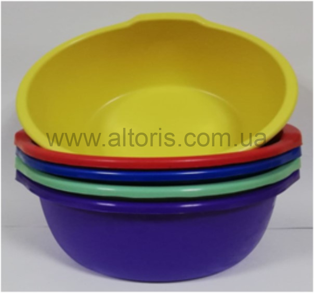 таз пластмассовый  Yemets - 12л с ручками