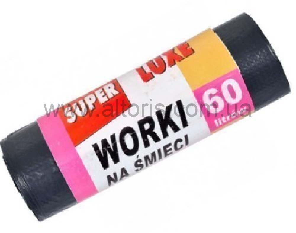 пакеты для мусора TM Super Luxe - 60л/10шт