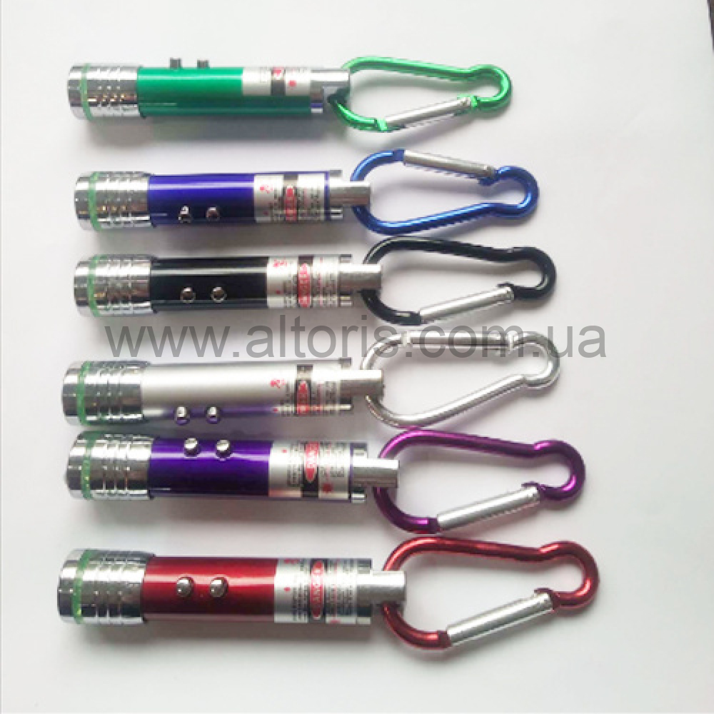 фонарик детский - Лазер (3в1 широкий)