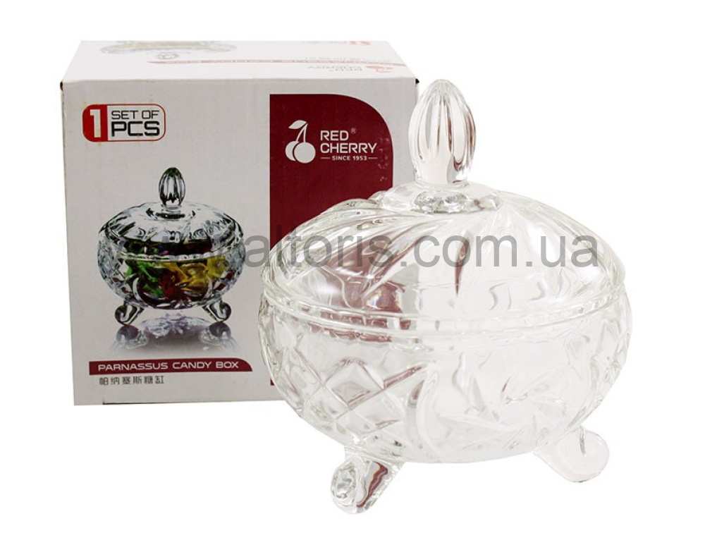 сахарница стекло Interos - 230мл TG5120