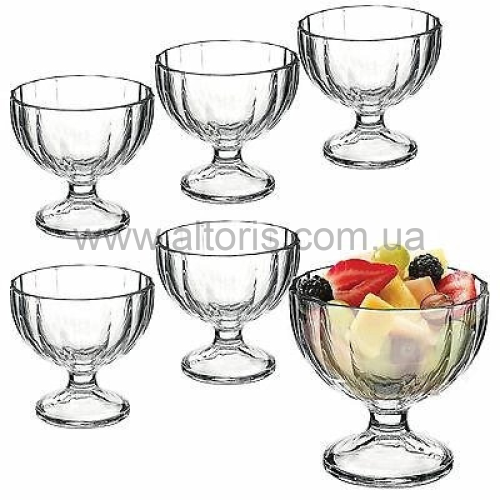 набор креманок  стекло Gallery - 2шт Izabela 199мл