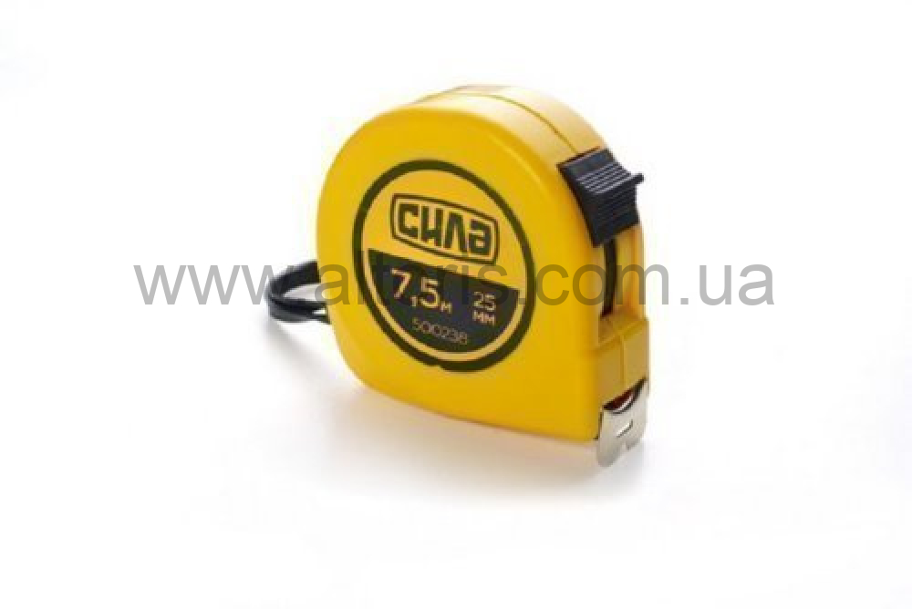 Рулетка СИЛА - 7,5м*25мм СТАНДАРТ