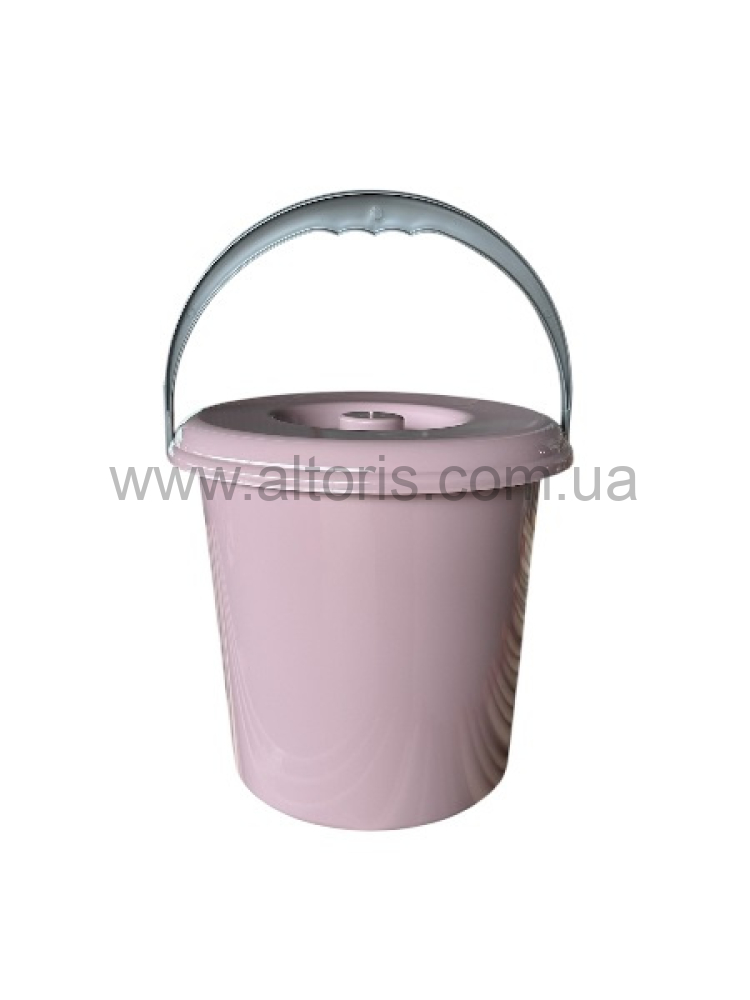 ведро пластмассовое пищевое с кр Алеана - 10 л. фрезия
