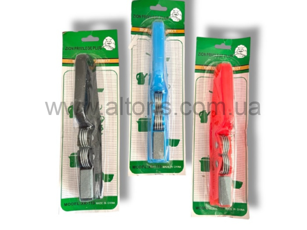 точилка для ножей  О - пл.+камень (19,5*4,5*3)см . №XR1246