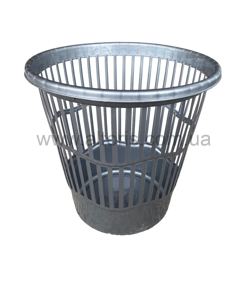 корзина для мусора Ал-Пластик - серый