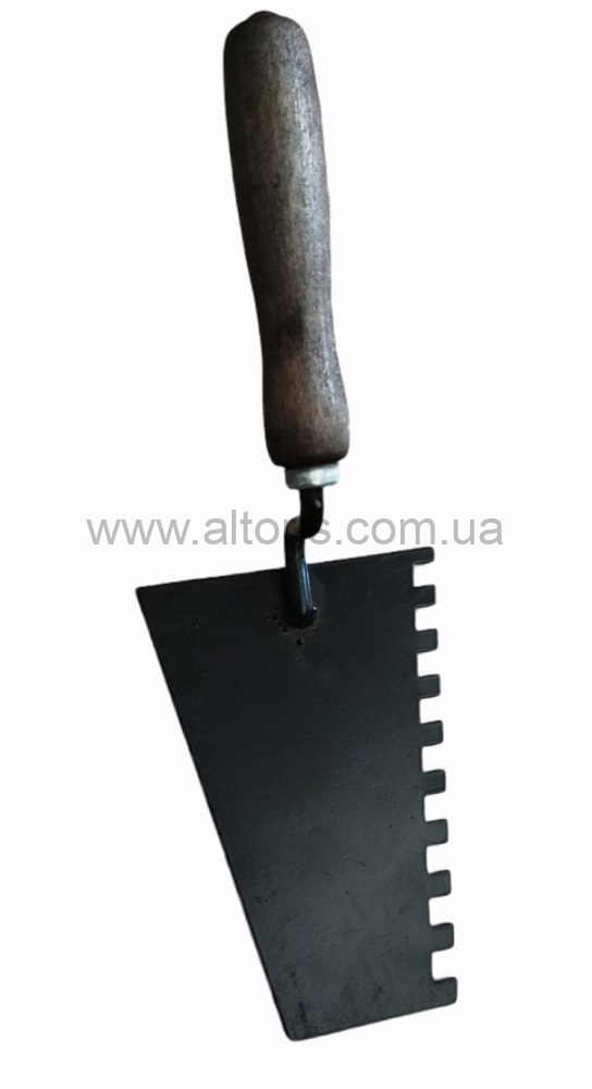 кельма DV - зуб 8х8 (55мм х 110мм х 150мм)