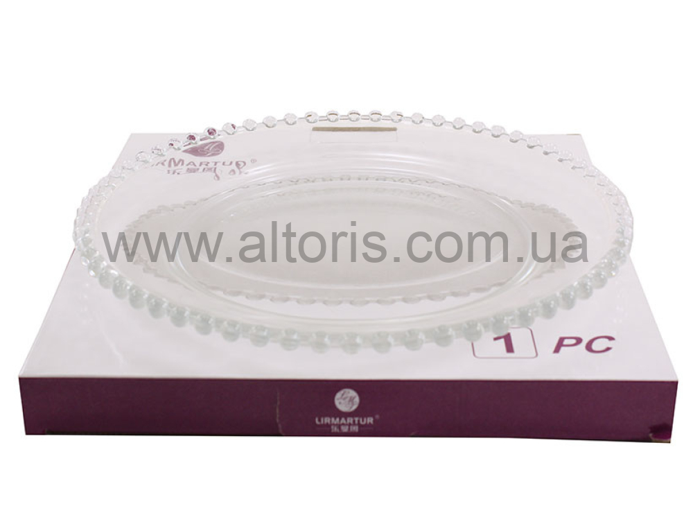 блюдо стекло Interos - круглое 24*235 мм  ZDP-235