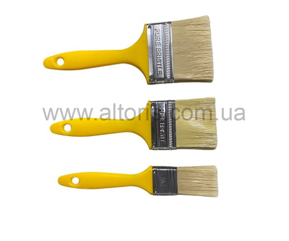 кисть плоская Евро (нейлон)  - 63 mm