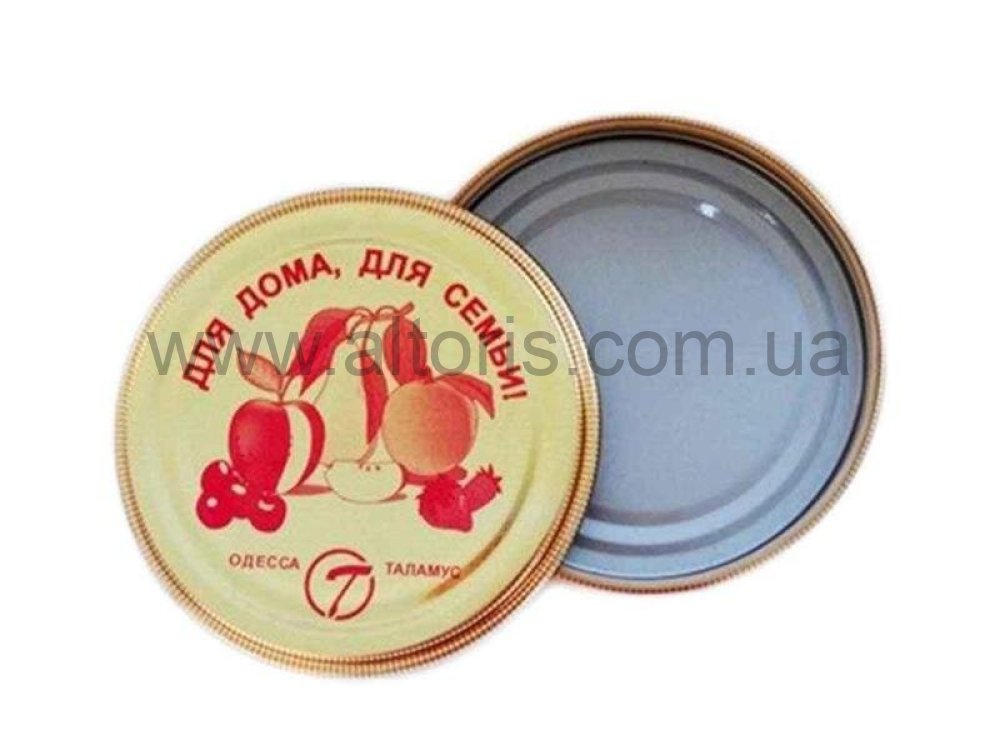 крышка метал. закаточная  Таламус - СКО I-82 (лак) (50шт в спайке)