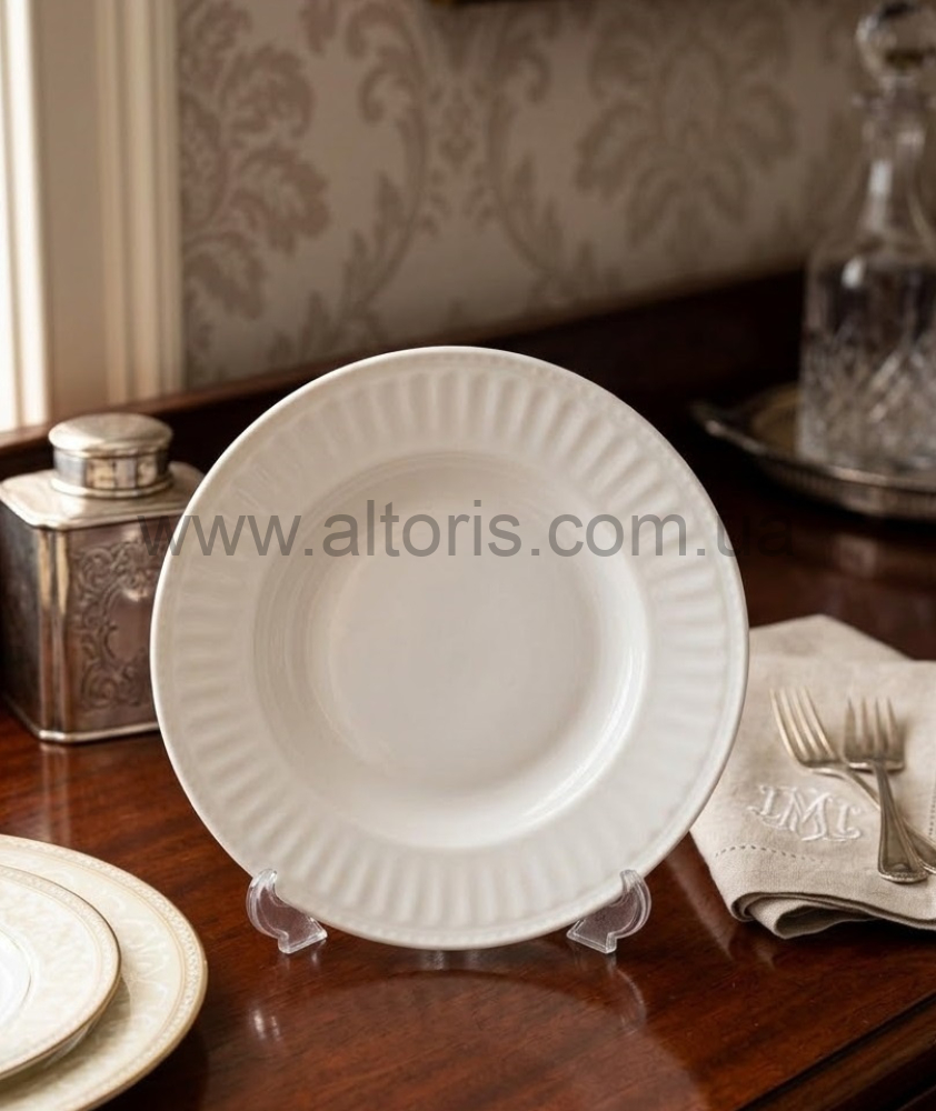 тарелка глубокая стеклокерамика Vinnarc - №8 супова white ROME LMSP80