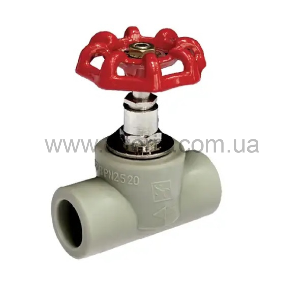 Кран шаровой PP-R, STR - 32 вентильний SANTAN