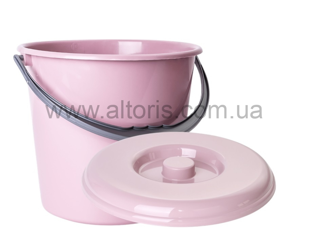ведро пластмассовое пищевое с кр Алеана - 14л фрезия