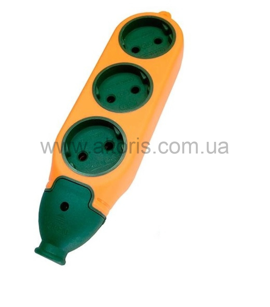 Колодка строительная АВАТАР - 3гн+3гн без заземл. двухсторонняя