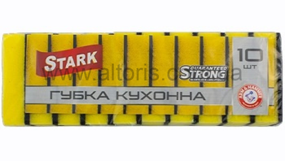 Губки кухонные  - ТМ STARK  суперплотная 10 шт
