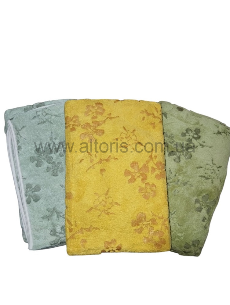 Полотенце микрофибра 70*140см  - кант микс