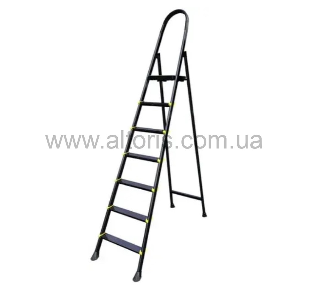 стремянка Alex Valex - 7 ступенек, усиленная металлическая 150кг