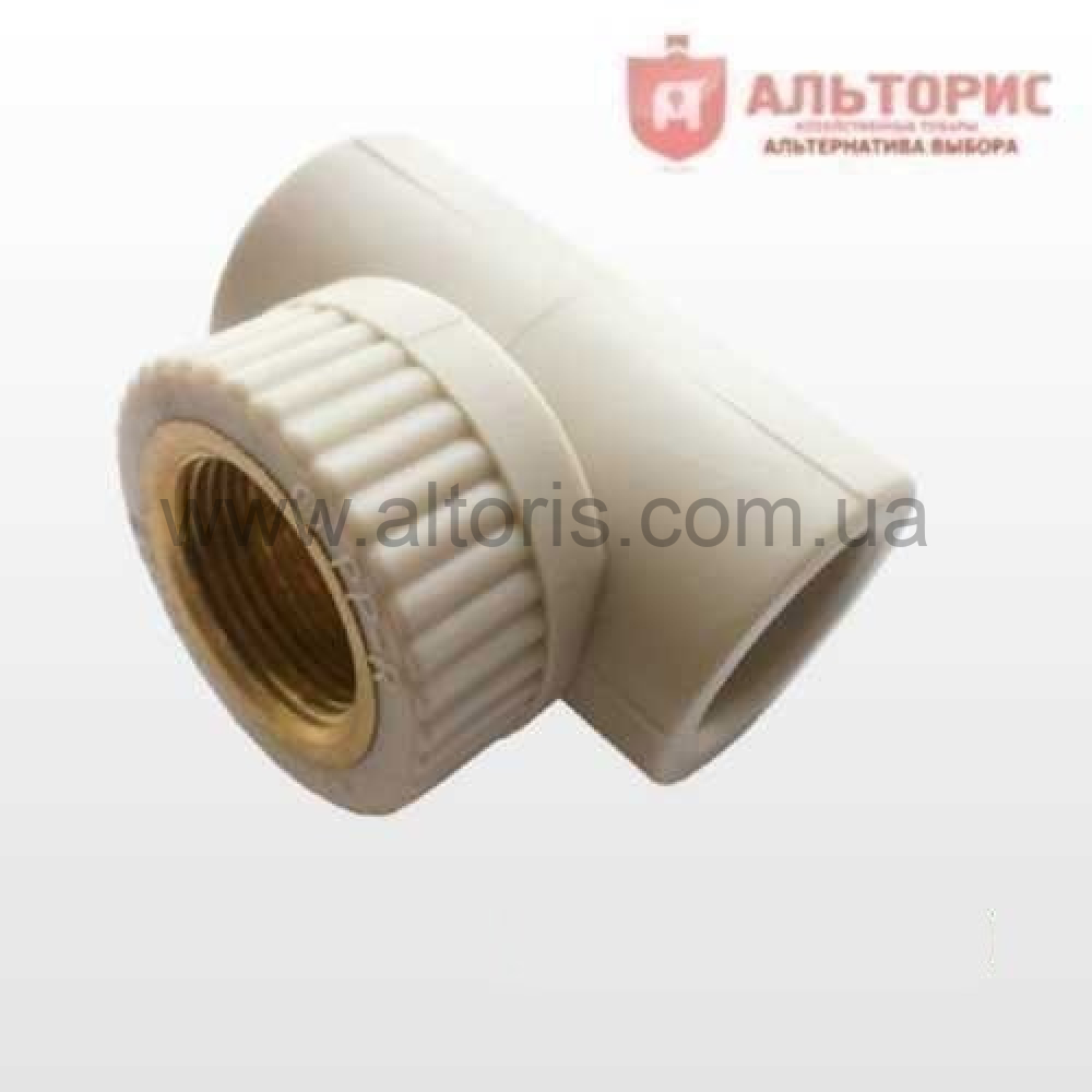 тройник PP-R, STR полипропилен - 25*1/2" В*25