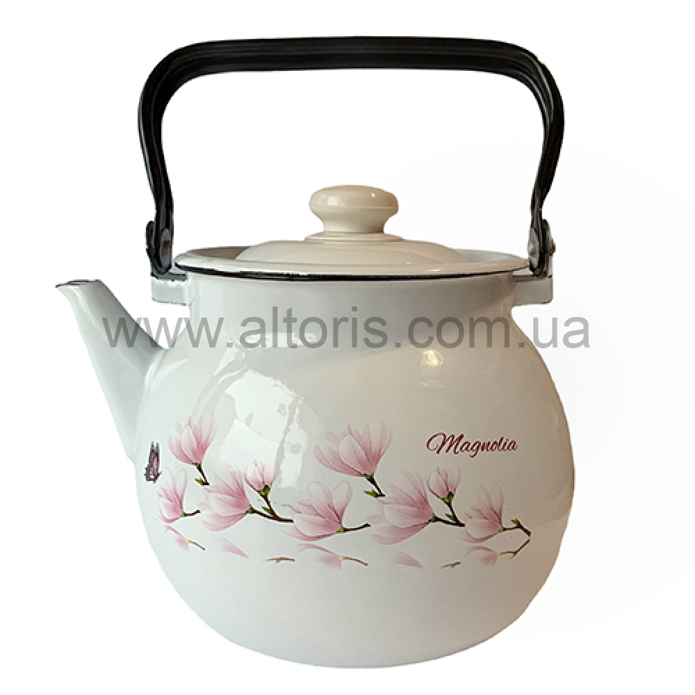 чайник эмаль НМ 2,5л/2 2710/2 - Магнолия (молочная)