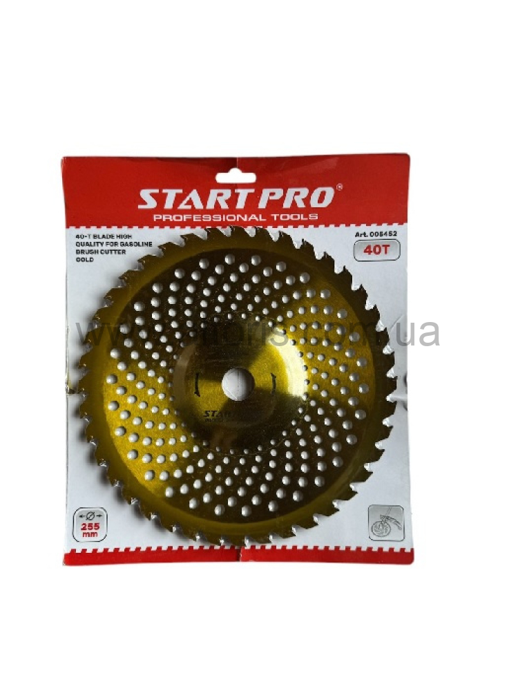 нож для триммера START PRO - 40 Т победит  выгнутый Желтый