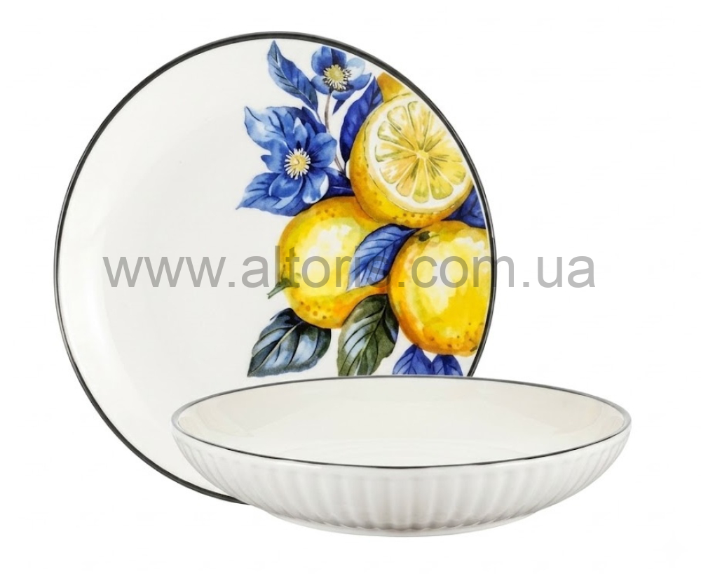 тарелка Gallery - "Mediterranean lemon" 203мм