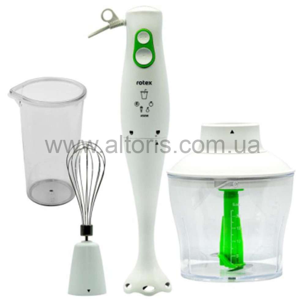 Блендер ROTEX - RTB440-W 450W. 2 скоростных режима работы.