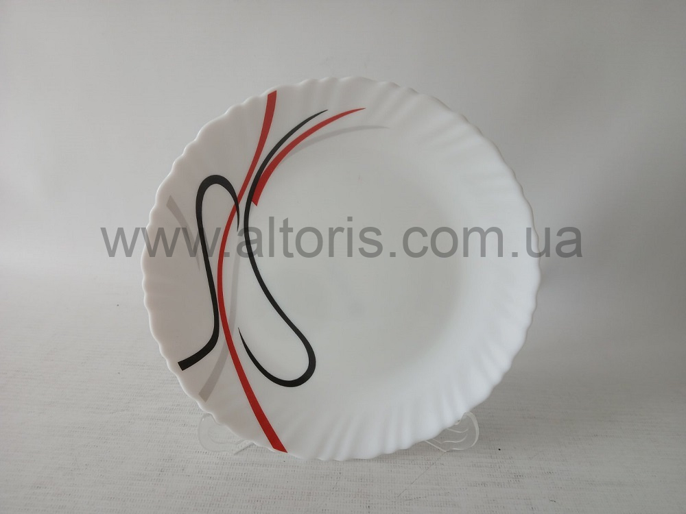 тарелка мелкая стеклокерамика Vinnarc - №7,5 Абстракція 7116\LHP 75