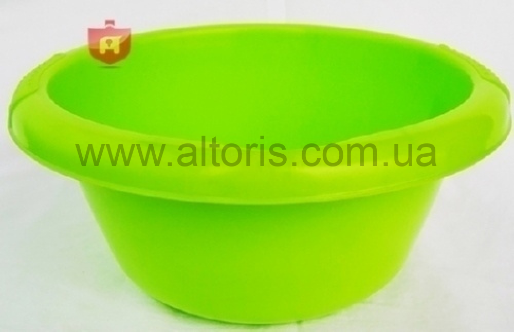 таз 3л пластмассовый круглый Консенсус - салатный